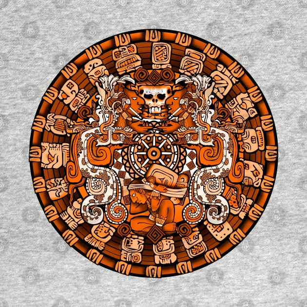 MAYAN DEATH GOD design by Amra591